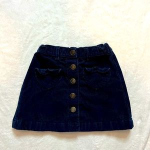 Girls Crewcuts button skirt